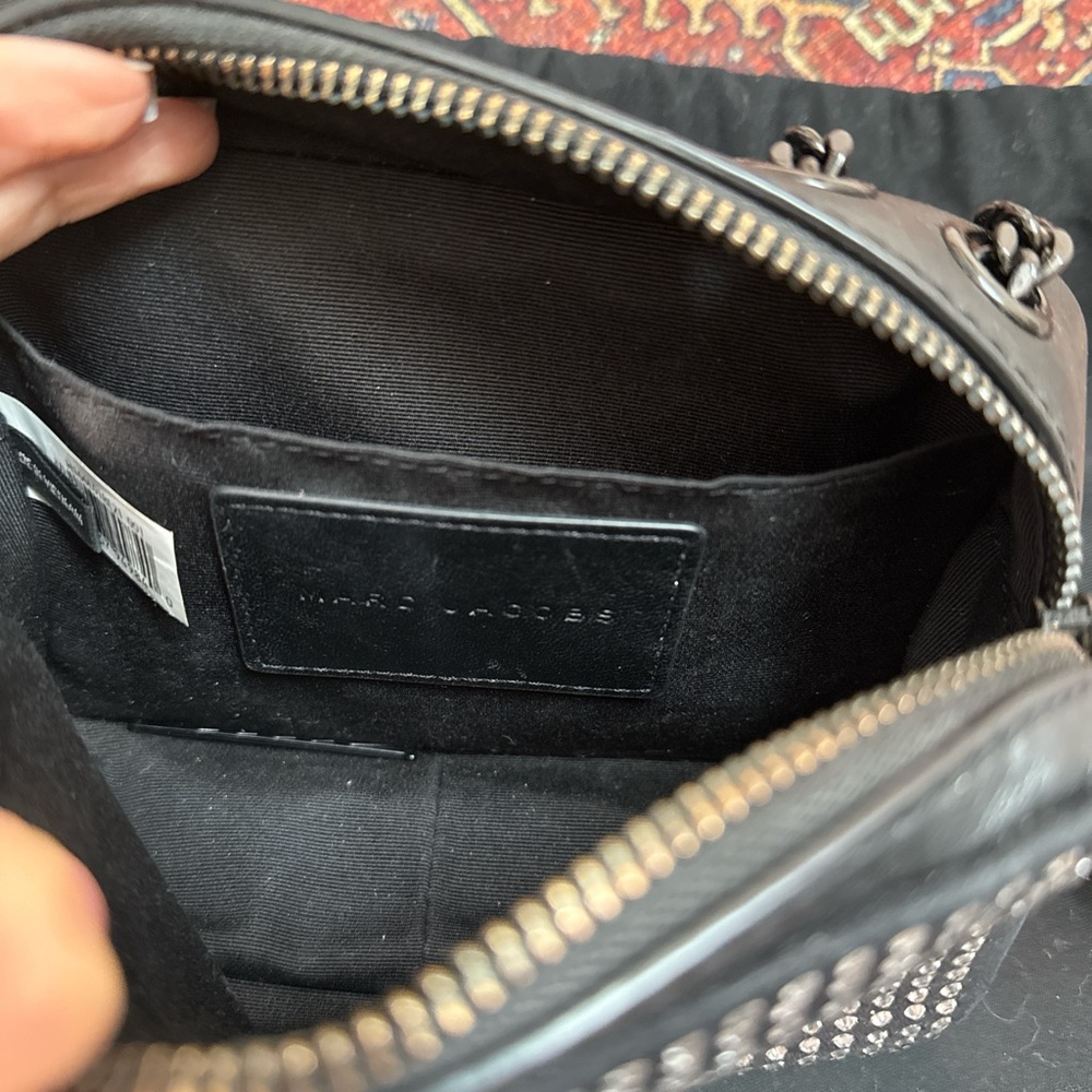 Marc Jacobs Black Rhinestone Camera Bag - Picture 2 of 4